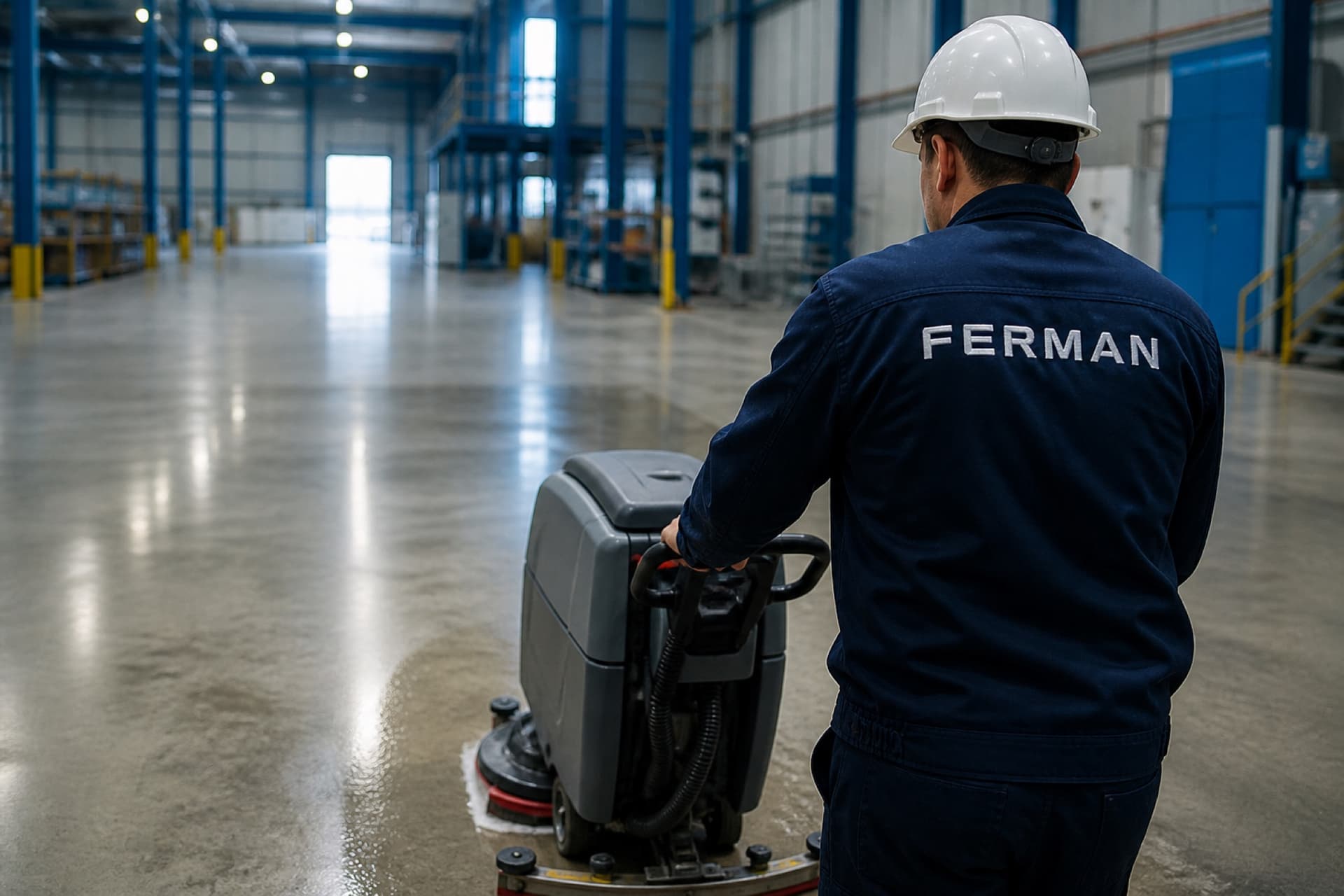 Ferman Industrieservice bei der Industriereinigung in Hessen