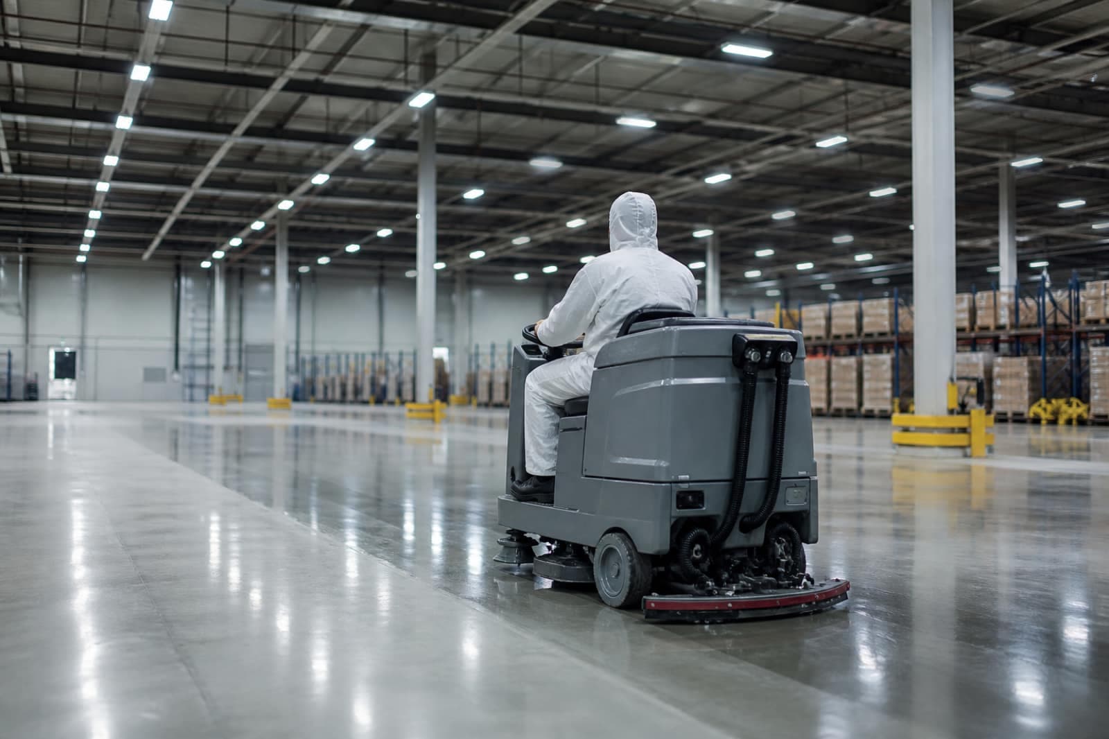 Hallenreinigung bei Ferman Industrieservice in Hessen