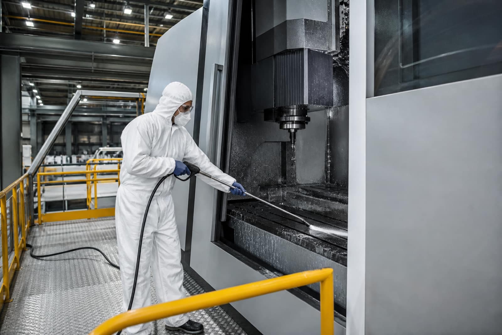 Maschinenreinigung bei Ferman Industrieservice in Hessen